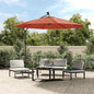 Cantilever Garden Parasol with LED lights Sky Blue 350 cm