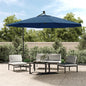 Cantilever Garden Parasol with LED lights Sky Blue 350 cm
