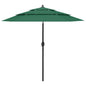 3-tier garden parasol with aluminum pole, sand, 2 m