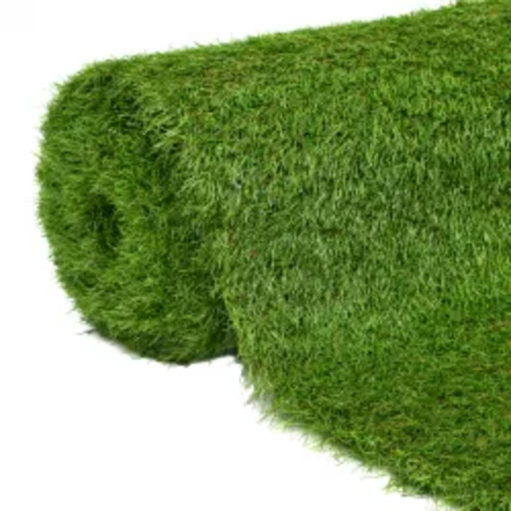 Césped artificial 0,5x5 m/40 mm verde