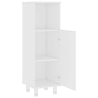 Juego de muebles de baño 3 pzas madera de ingeniería blanco
