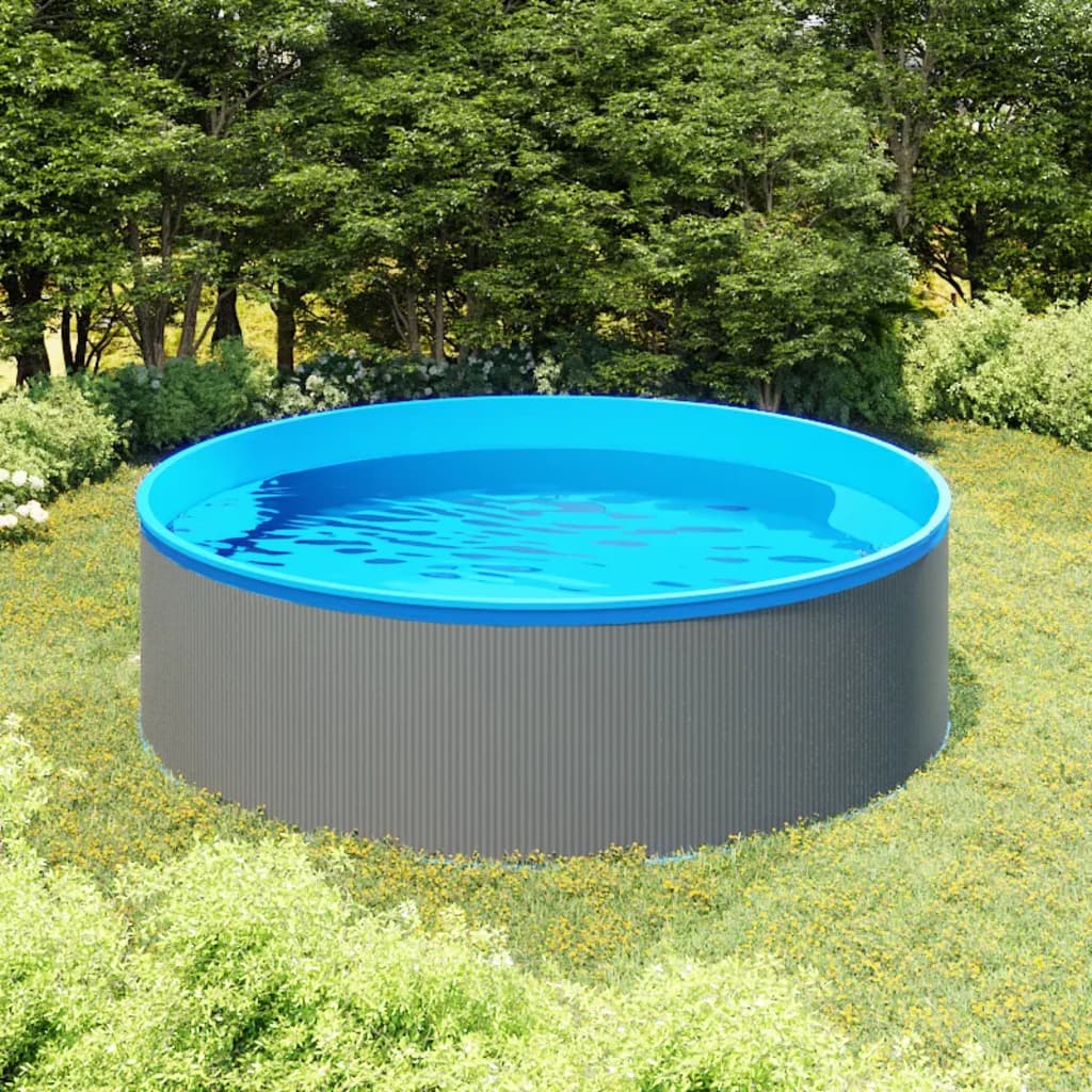 Piscina de chapoteo blanca 350x90 cm