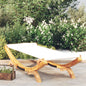 Tumbona com dossel madeira curvada cinzento antracite 100x188,5x44 cm