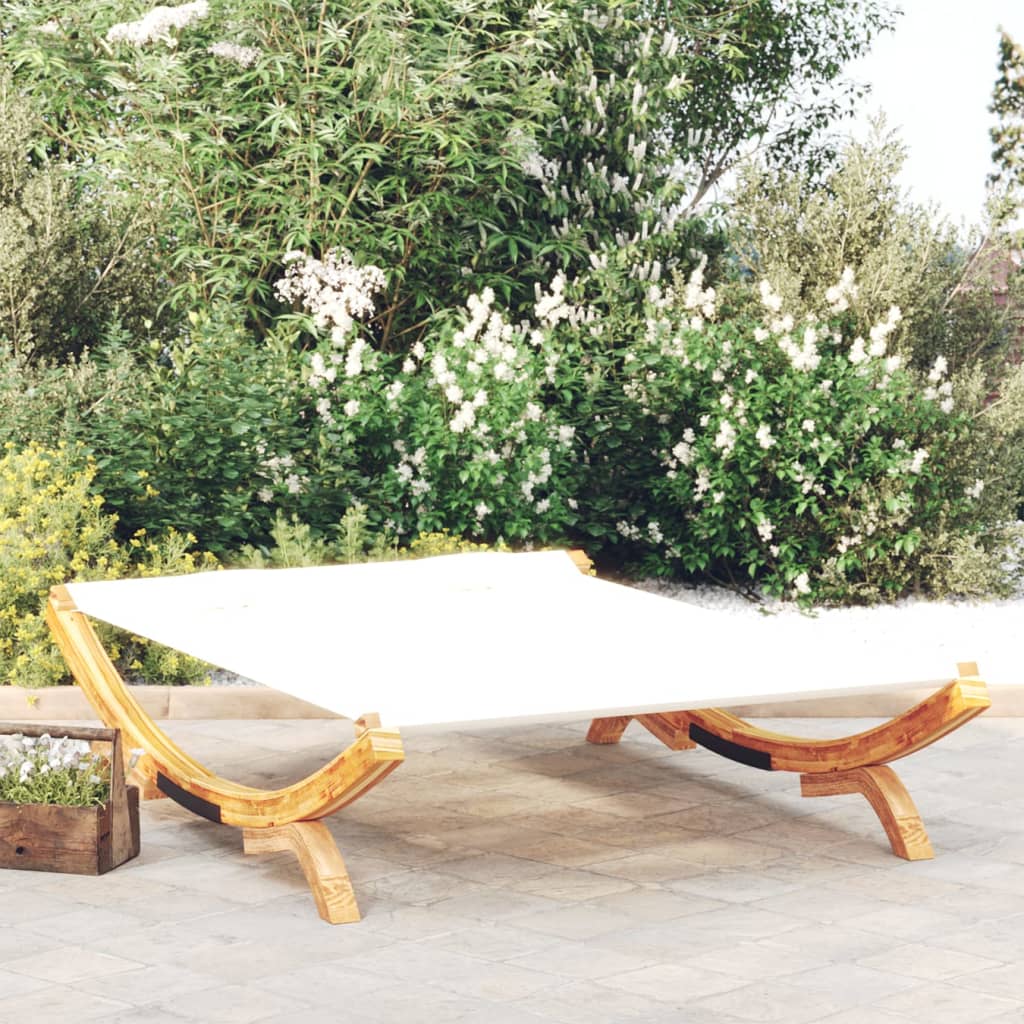 Tumbona com dossel madeira curvada cinzento antracite 100x188,5x44 cm