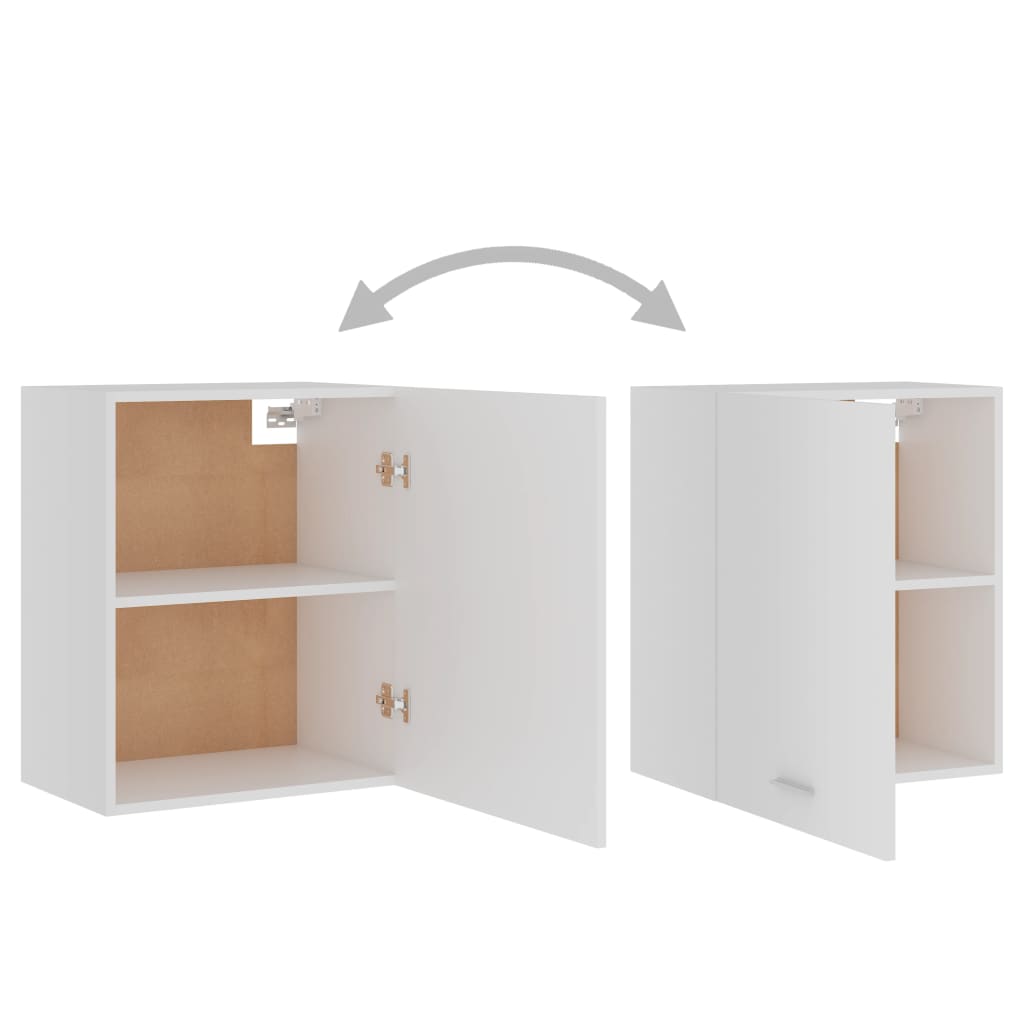 Armarios colgantes "Lyon" (2 unidades), color blanco, 50 x 31 x 60 cm, madera de ingeniería