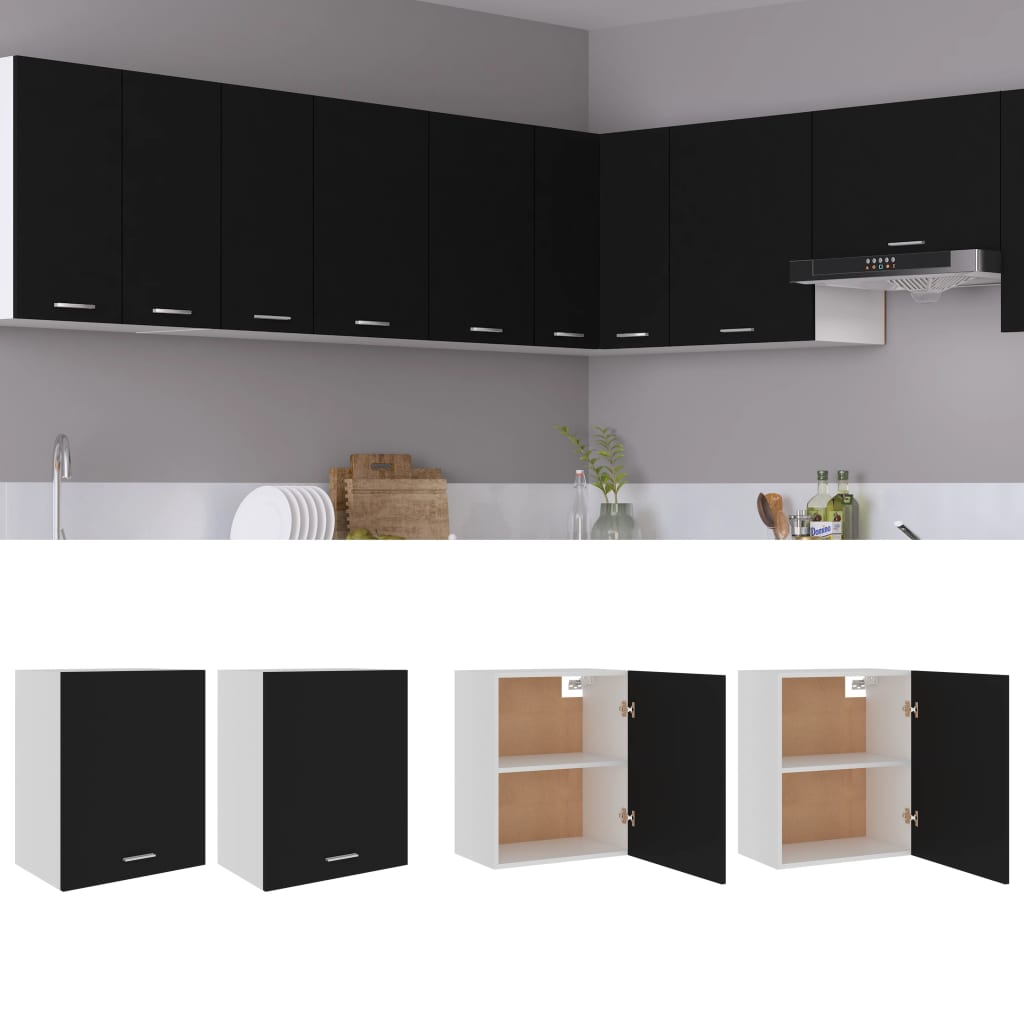 Armarios colgantes "Lyon" (2 unidades), color blanco, 50 x 31 x 60 cm, madera de ingeniería