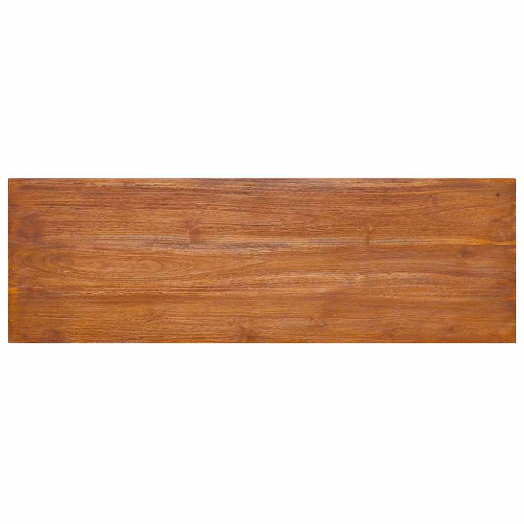 Mueble de TV de pared madera maciza de teca 180x30x30 cm