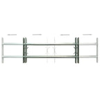 Rejas de seguridad de ventana ajustables 2 uds 1000-1500 mm