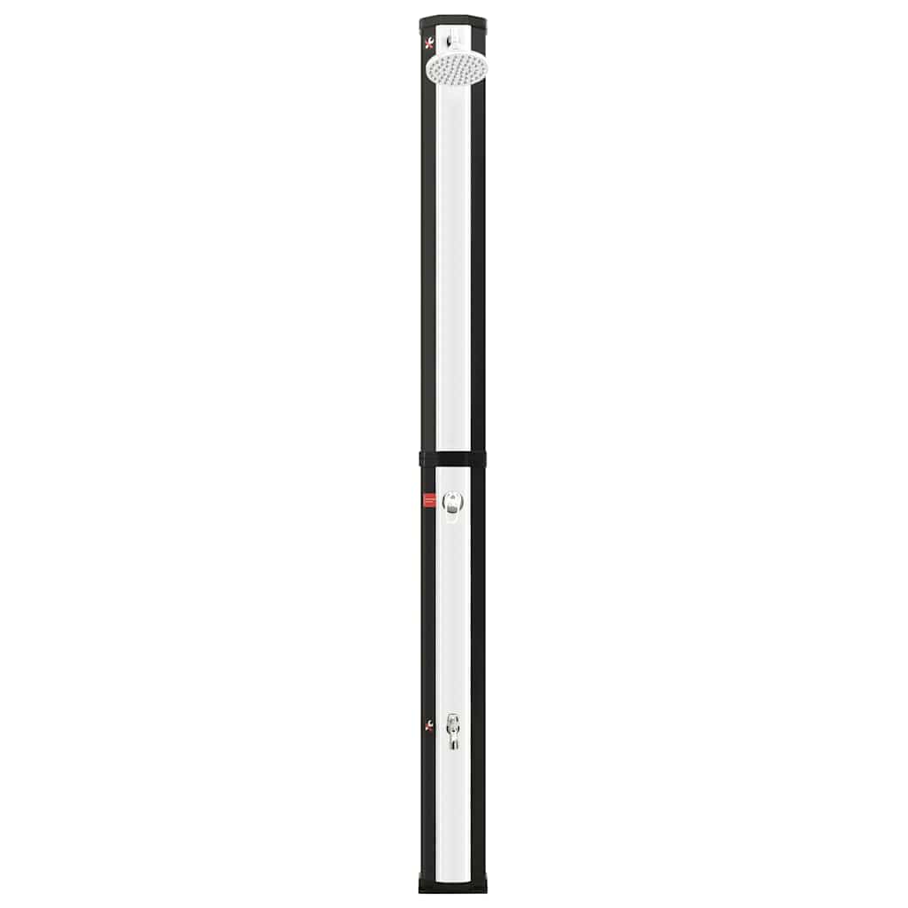 Ducha solar exterior con rociador y grifo 35 L