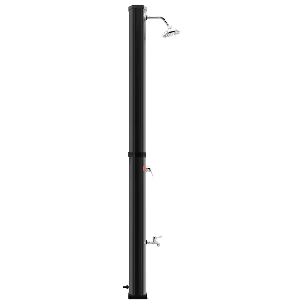 Ducha solar exterior con rociador y grifo 35 L