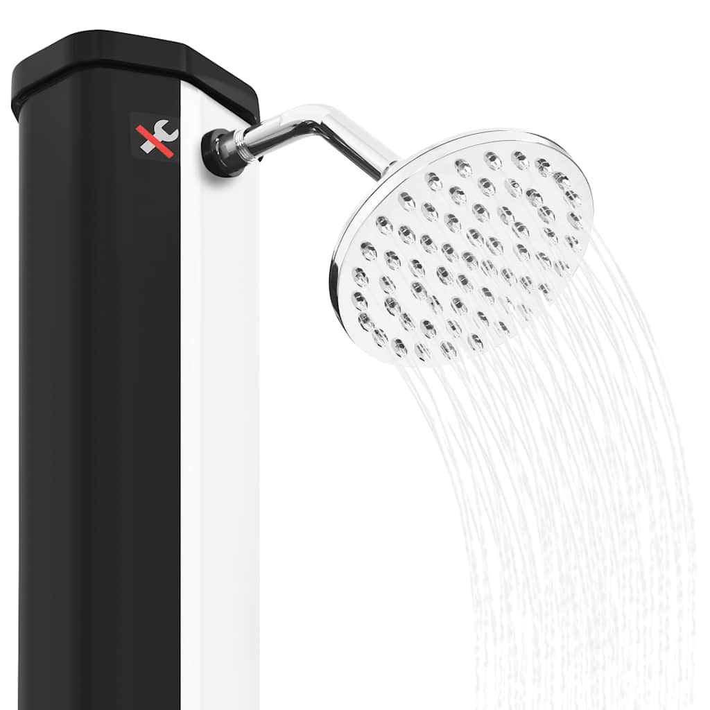 Ducha solar exterior con rociador y grifo 35 L