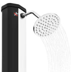 Ducha solar exterior con rociador y grifo 35 L