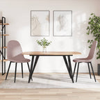 Silla de comedor 6 unidades terciopelo negro