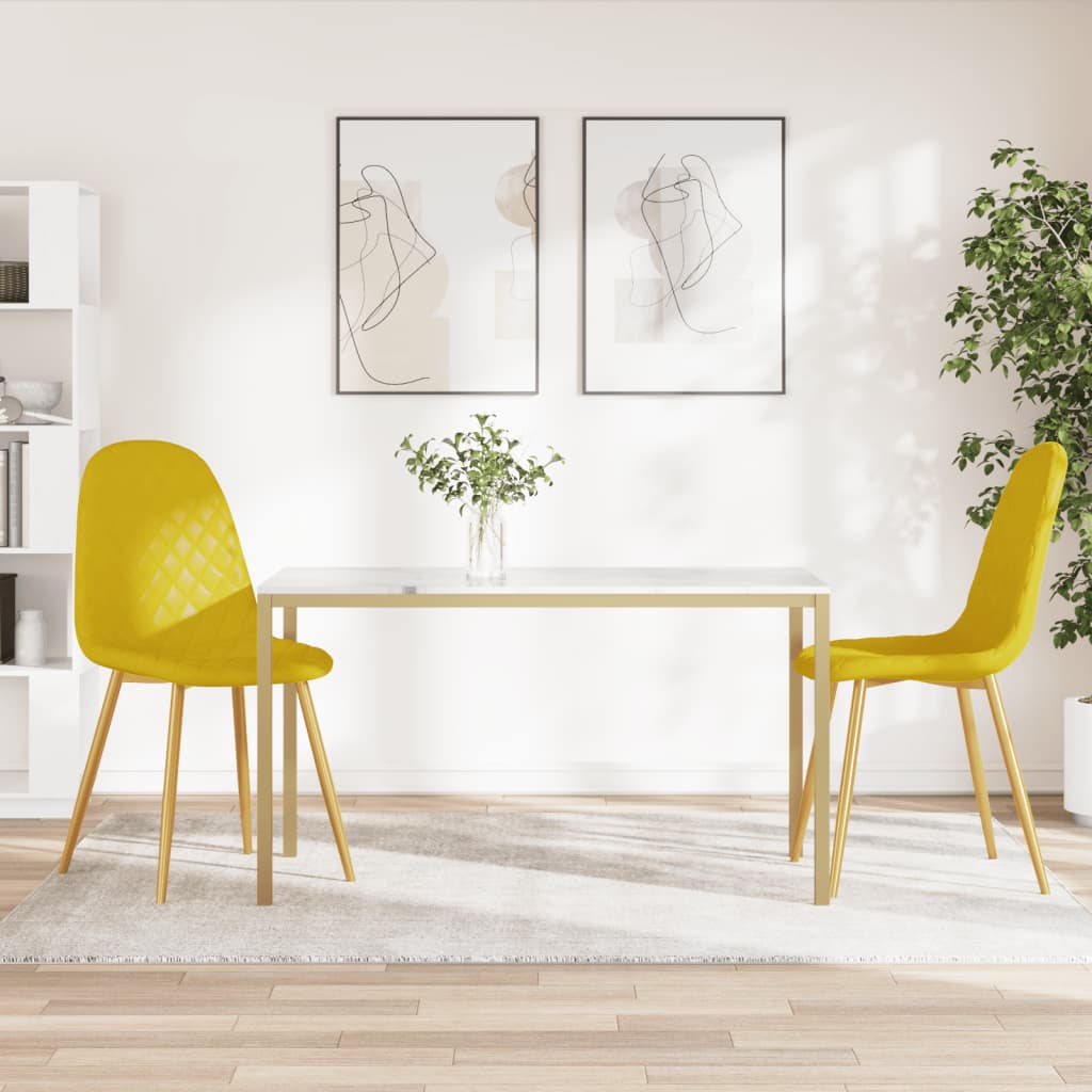 Silla de comedor 6 unidades terciopelo negro