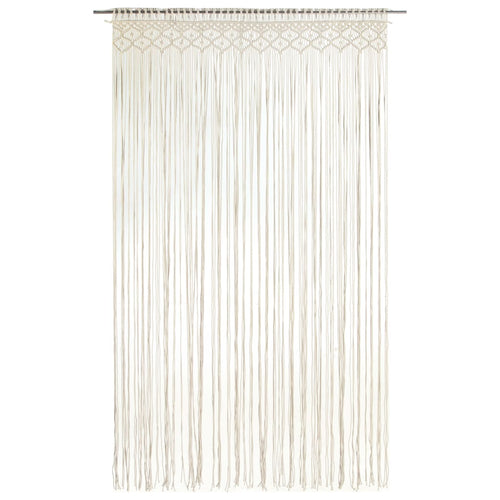 Cortina de macramé algodón 140x240 cm