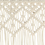 Cortina de macramé algodón 140x240 cm