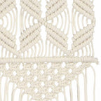 Adorno de pared de macramé algodón 40x80 cm