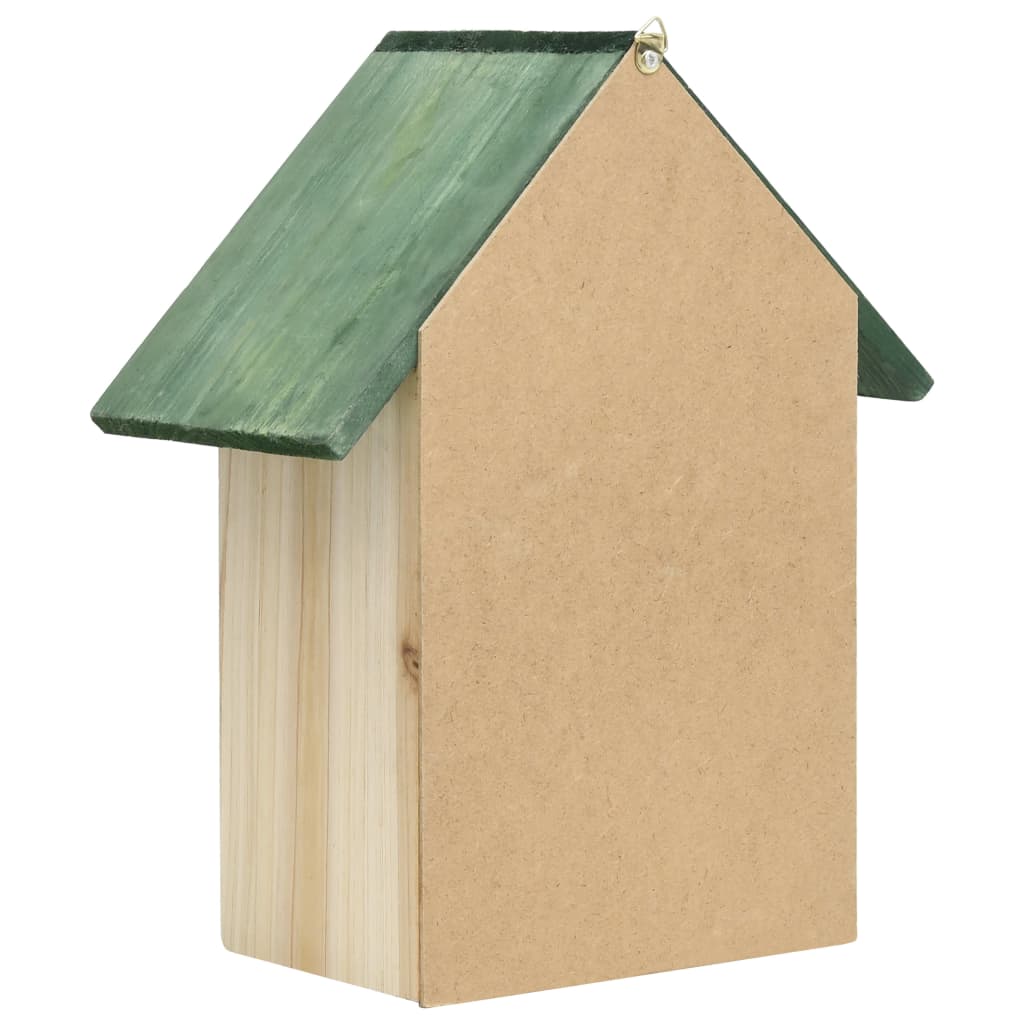 Casas de insectos 2 uds 23x14x29 cm madera maciza de abeto