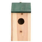 Casa para pájaros 10 unidades madera maciza de abeto 12x12x22cm