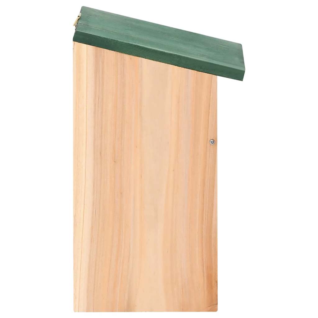 Casa para pájaros 10 unidades madera maciza de abeto 12x12x22cm