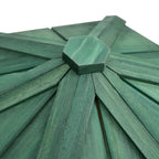 Comedero para pájaros octogonal madera maciza de abeto 33x30 cm