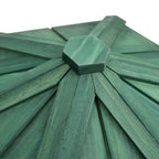 Comedero para pájaros de pie madera maciza de abeto 33x110 cm