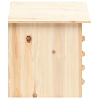 Casa para murciélagos madera maciza de abeto 30x20x38 cm
