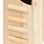 Casa para murciélagos madera maciza de abeto 30x20x38 cm