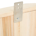 Casa para murciélagos madera maciza de abeto 30x20x38 cm