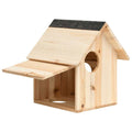 Casa para ardillas madera maciza de abeto 26x25x29 cm