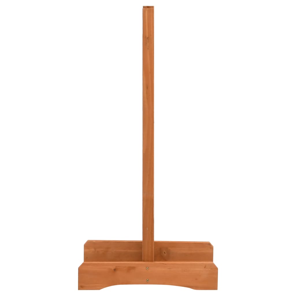 Valla de jardín enrejada madera maciza abeto naranja 120x60 cm