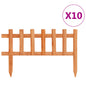 Garden Edging 10 pcs Firwood 4.4 m