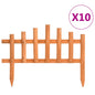 Garden Edging 10 pcs Firwood 4.4 m
