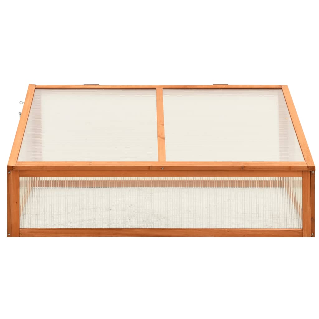 Invernadero de madera de abeto 100x65x40 cm