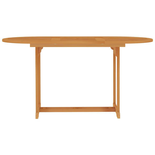 Solid Teak Garden Table 150x90x75 cm