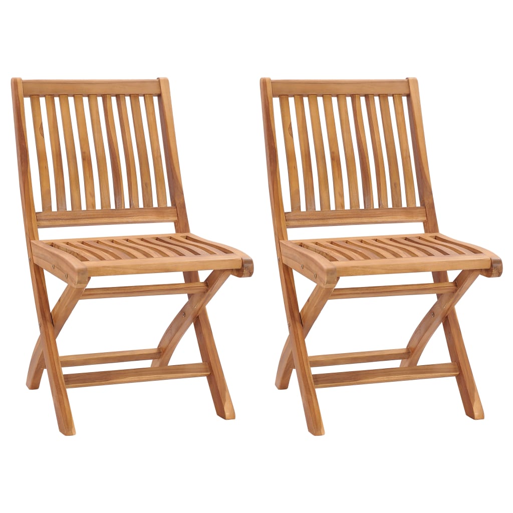 Sillas de jardín 2 uds con cojines antracita madera de teca