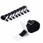Fijaciones para enrollacobertor de piscina universal 8 uds 1,8m