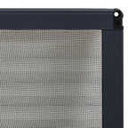 Mosquitera plisada de ventanas aluminio gris antracita 60x80cm