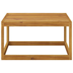 Juego de muebles jardín 5 pzas con cojines madera maciza acacia