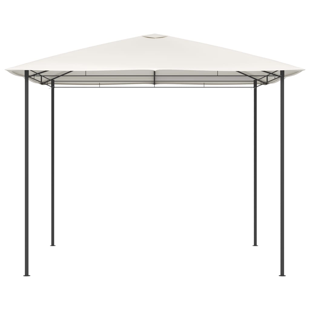 Cenador color crema 3x3x2,6 m 160 g/m²