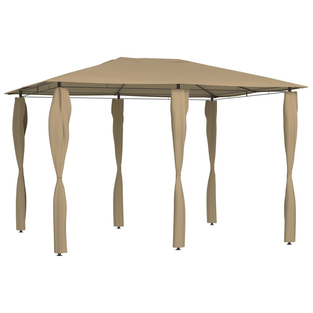 Cenador color crema 3x3x2,6 m 160 g/m²
