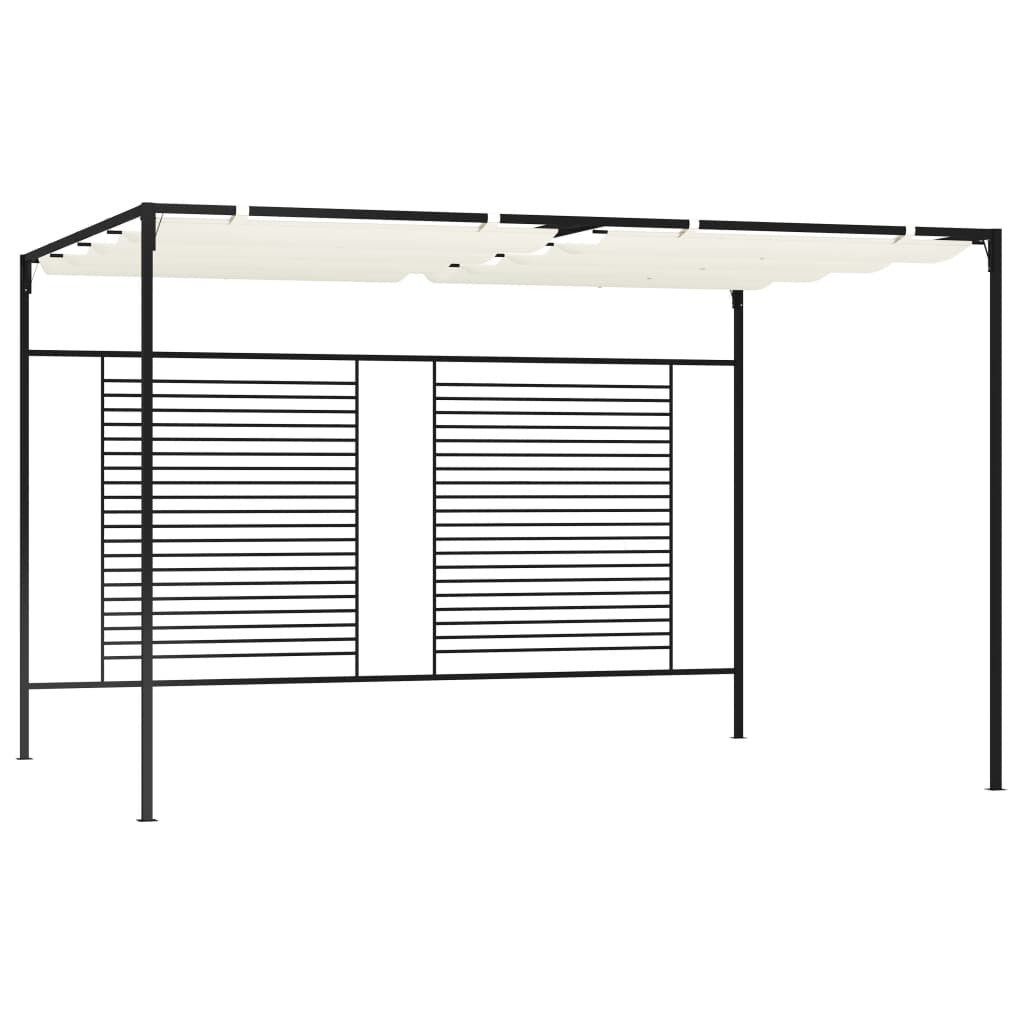 Cenador color crema 3x3x2,6 m 160 g/m²
