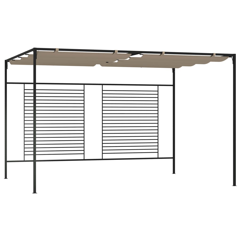 Cenador color crema 3x3x2,6 m 160 g/m²