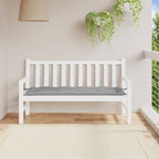 Cojín banco de jardín tela Oxford estampado hojas 100x50x3 cm