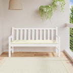 Cojín banco de jardín tela Oxford estampado hojas 100x50x3 cm