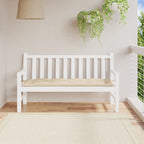 Cojín banco de jardín tela Oxford estampado hojas 100x50x3 cm