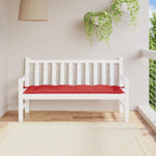 Cojín banco de jardín tela Oxford estampado hojas 100x50x3 cm