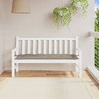 Cojín banco de jardín tela Oxford estampado hojas 100x50x3 cm
