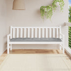 Cojín banco de jardín tela Oxford estampado hojas 100x50x3 cm