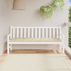 Cojín banco de jardín tela Oxford estampado hojas 100x50x3 cm